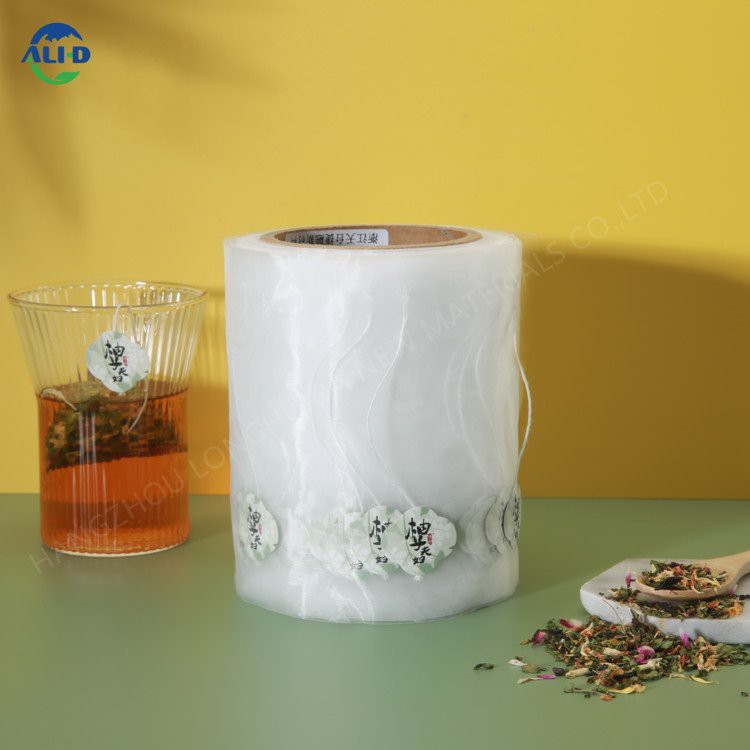 Rotoli di rete in nylon per uso alimentare pre-etichettati